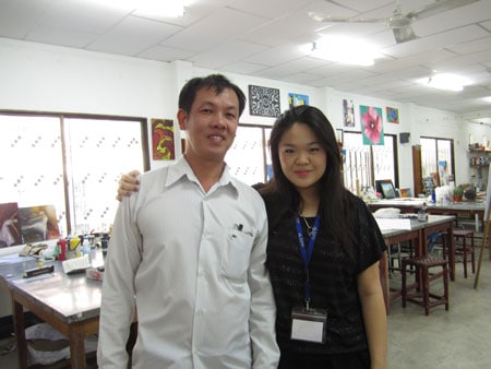 ISPP Alumni Sharlynn Ng with Mr Dara