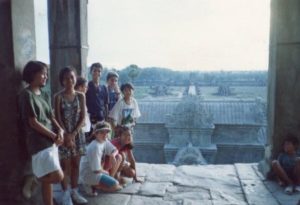 ISPP Field trip to Angkor temples, 1992